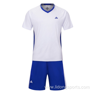 Wholesale Blank Football Shirt Football Jerseys Uniforms set